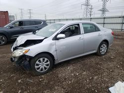 Salvage cars for sale from Copart Elgin, IL: 2010 Toyota Corolla Base