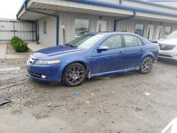 Salvage cars for sale at Earlington, KY auction: 2007 Acura TL Type S