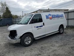 Salvage trucks for sale at Albany, NY auction: 2018 GMC Savana G2500