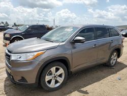 Salvage cars for sale from Copart Houston, TX: 2015 Toyota Highlander LE