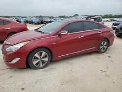 Salvage cars for sale from Copart San Antonio, TX: 2011 Hyundai Sonata Hybrid