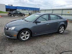 Salvage cars for sale from Copart Woodhaven, MI: 2013 Chevrolet Cruze LT