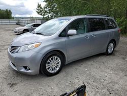 Salvage cars for sale at Arlington, WA auction: 2011 Toyota Sienna XLE