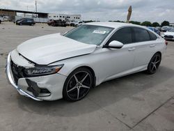 Salvage cars for sale at Grand Prairie, TX auction: 2018 Honda Accord LX