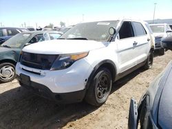Salvage SUVs for sale at auction: 2014 Ford Explorer Police Interceptor