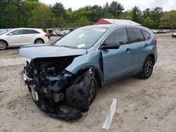 Salvage cars for sale at Mendon, MA auction: 2016 Honda CR-V SE