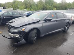 Salvage cars for sale from Copart Assonet, MA: 2018 Honda Accord Sport