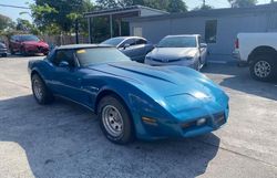 Salvage cars for sale from Copart Opa Locka, FL: 1980 Chevrolet Corvette