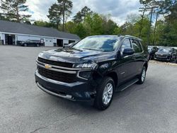 Salvage cars for sale at North Billerica, MA auction: 2021 Chevrolet Tahoe K1500 LS