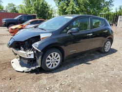 Nissan Leaf s salvage cars for sale: 2017 Nissan Leaf S