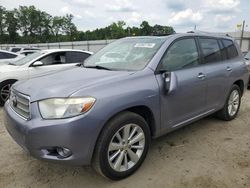 Toyota Highlander Hybrid Limited salvage cars for sale: 2008 Toyota Highlander Hybrid Limited