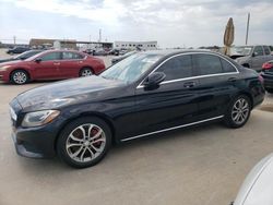 Mercedes-Benz c-Class salvage cars for sale: 2016 Mercedes-Benz C300