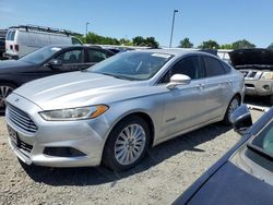 Salvage cars for sale at Sacramento, CA auction: 2013 Ford Fusion SE Hybrid
