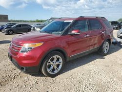 Salvage cars for sale at Kansas City, KS auction: 2014 Ford Explorer Limited