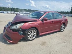 Salvage cars for sale at Harleyville, SC auction: 2013 Subaru Legacy 2.5I Premium