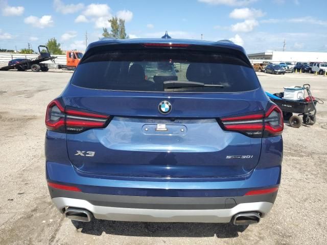 2022 BMW X3 SDRIVE30I