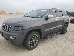 Salvage cars for sale at Temple, TX auction: 2017 Jeep Grand Cherokee Limited