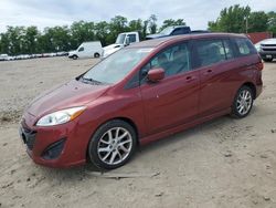 Mazda salvage cars for sale: 2012 Mazda 5