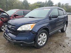 Salvage cars for sale at Mendon, MA auction: 2008 Honda CR-V LX