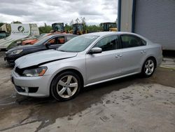 Salvage cars for sale at Duryea, PA auction: 2013 Volkswagen Passat SE