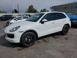 Salvage cars for sale at Littleton, CO auction: 2013 Porsche Cayenne S Hybrid