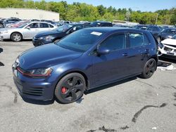 Salvage cars for sale at Exeter, RI auction: 2017 Volkswagen GTI S/SE