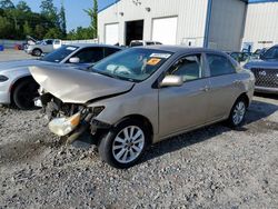 Salvage cars for sale at Savannah, GA auction: 2009 Toyota Corolla Base