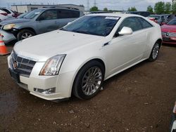 Salvage cars for sale at Elgin, IL auction: 2011 Cadillac CTS Performance Collection
