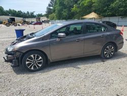 Salvage cars for sale from Copart Knightdale, NC: 2015 Honda Civic EX