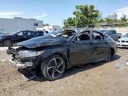 Salvage cars for sale at Opa Locka, FL auction: 2020 Honda Accord Sport