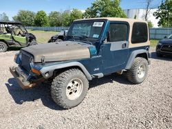 Salvage cars for sale at Central Square, NY auction: 1997 Jeep Wrangler / TJ SE