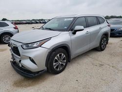 Salvage cars for sale at San Antonio, TX auction: 2020 Toyota Highlander XLE