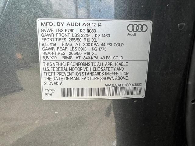 2015 Audi Q7 Premium Plus