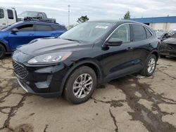 Salvage cars for sale at Woodhaven, MI auction: 2022 Ford Escape SE