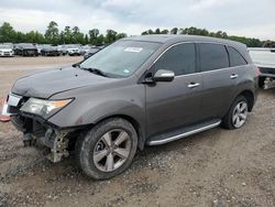 Salvage cars for sale at Houston, TX auction: 2012 Acura MDX Technology