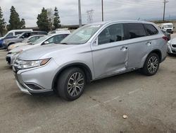 Salvage cars for sale from Copart Rancho Cucamonga, CA: 2016 Mitsubishi Outlander SE