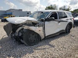 Salvage SUVs for sale at auction: 2020 Ford Explorer Police Interceptor