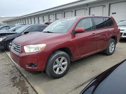 Toyota Highlander salvage cars for sale: 2008 Toyota Highlander