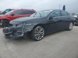 Salvage cars for sale at Grand Prairie, TX auction: 2017 Chevrolet Malibu Premier