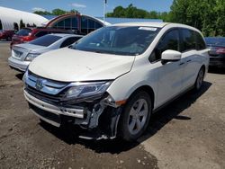 Salvage cars for sale at East Granby, CT auction: 2019 Honda Odyssey EX