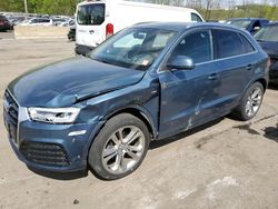 Salvage cars for sale at Marlboro, NY auction: 2018 Audi Q3 Premium Plus