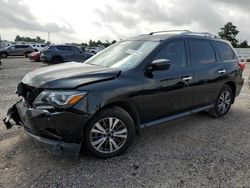 Salvage cars for sale at Houston, TX auction: 2018 Nissan Pathfinder S