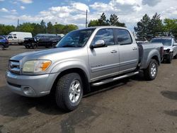 Salvage trucks for sale at Denver, CO auction: 2006 Toyota Tundra Double Cab SR5