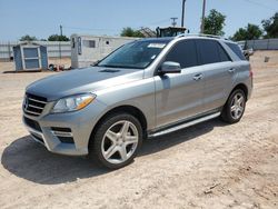 Vehiculos salvage en venta de Copart Oklahoma City, OK: 2014 Mercedes-Benz ML 550 4matic