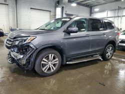 Salvage cars for sale from Copart Ham Lake, MN: 2018 Honda Pilot EXL