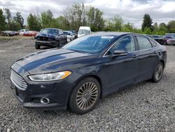 Salvage cars for sale at Portland, OR auction: 2013 Ford Fusion Titanium