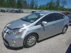 Salvage cars for sale at Leroy, NY auction: 2014 Toyota Prius PLUG-IN