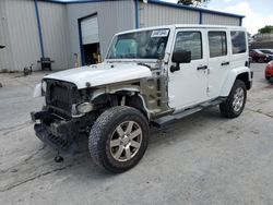 Salvage cars for sale from Copart Tulsa, OK: 2013 Jeep Wrangler Unlimited Sahara