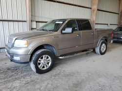 Salvage trucks for sale at Houston, TX auction: 2004 Ford F150 Supercrew