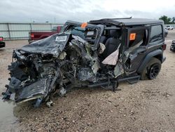 Salvage cars for sale at Houston, TX auction: 2019 Jeep Wrangler Unlimited Sport